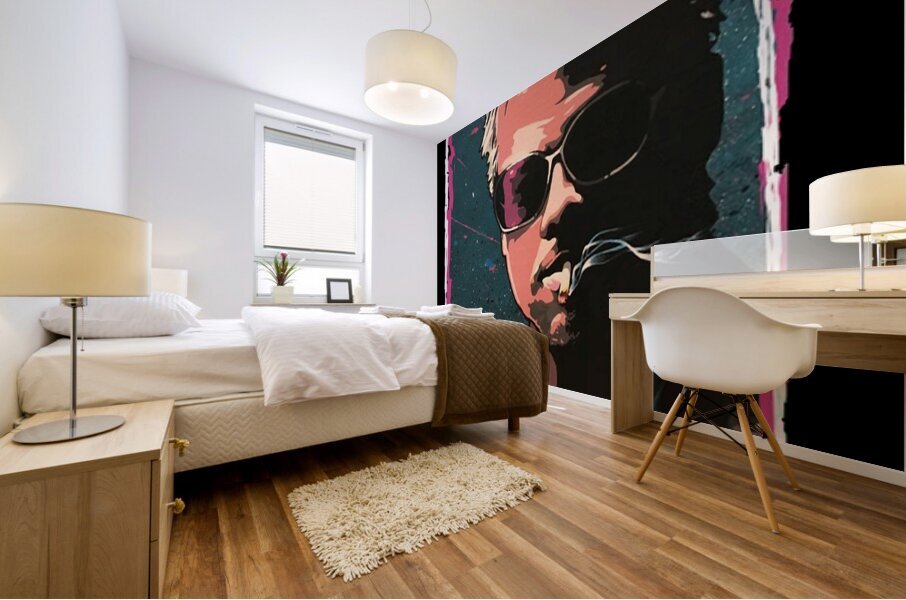 Brad Pitt 70 Mural print