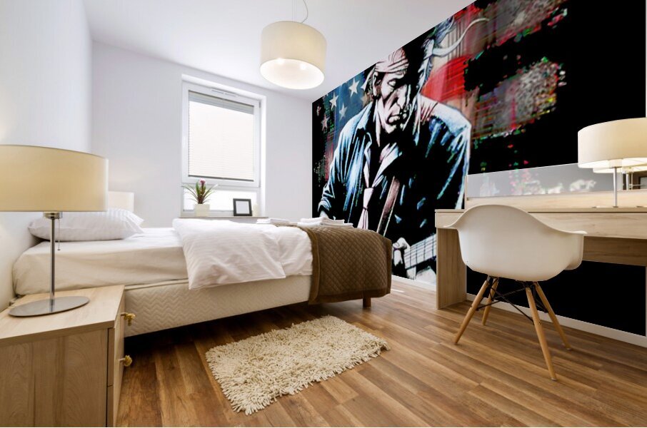 Bruce Springsteen 18 Mural print