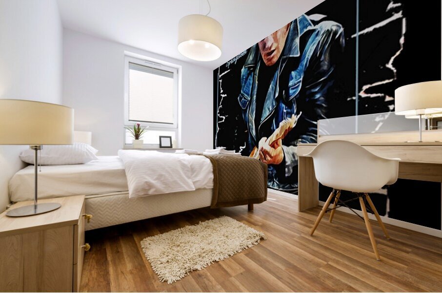 Bruce Springsteen 17 Mural print