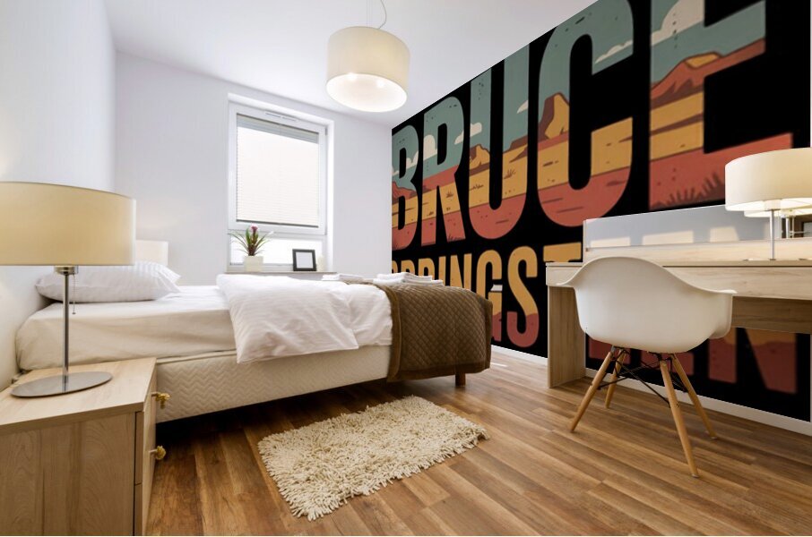Bruce Springsteen 39 Mural print