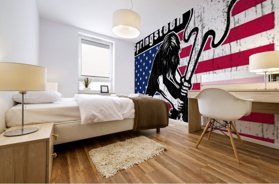 Bruce Springsteen 46 Mural print