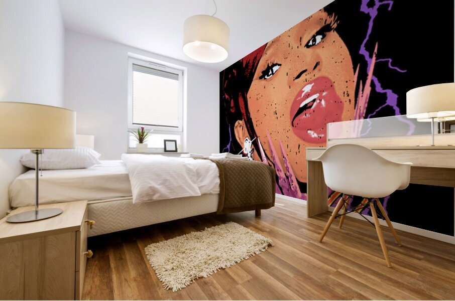 Cardi B 5 Mural print