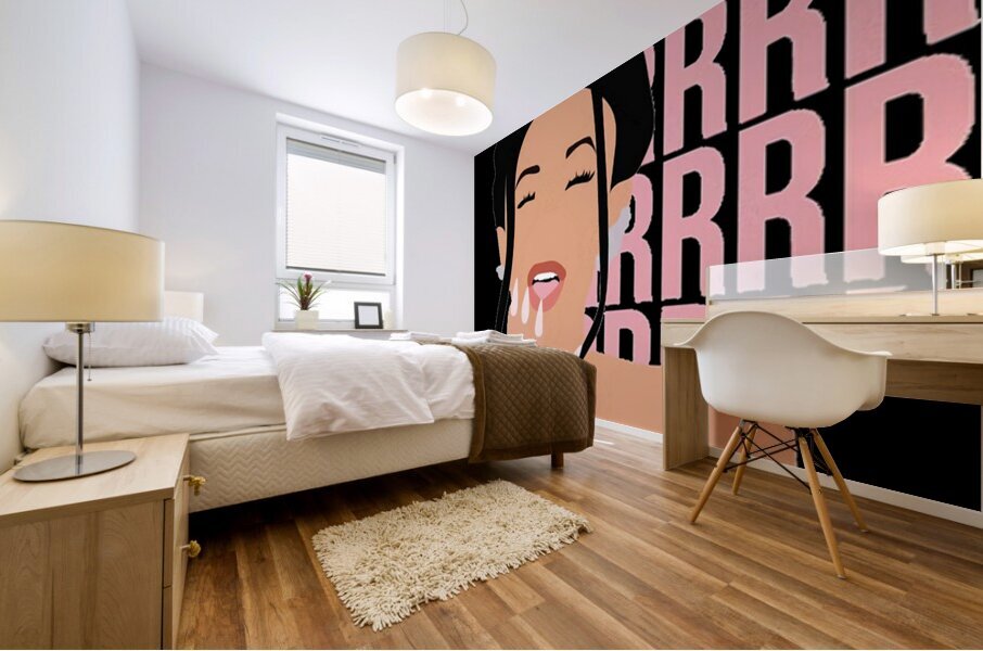 Cardi B 22 Mural print