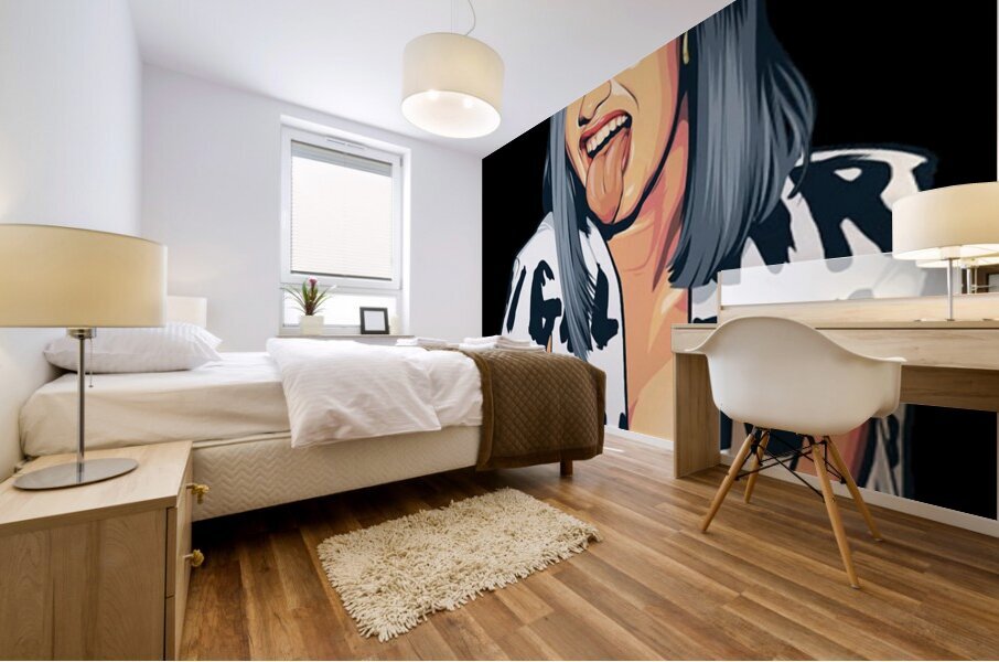 Cardi B 35 Mural print