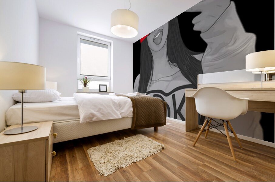 Cardi B 40 Mural print