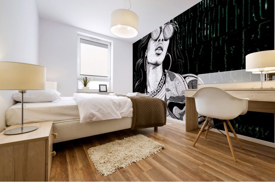 Cardi B 42 Mural print