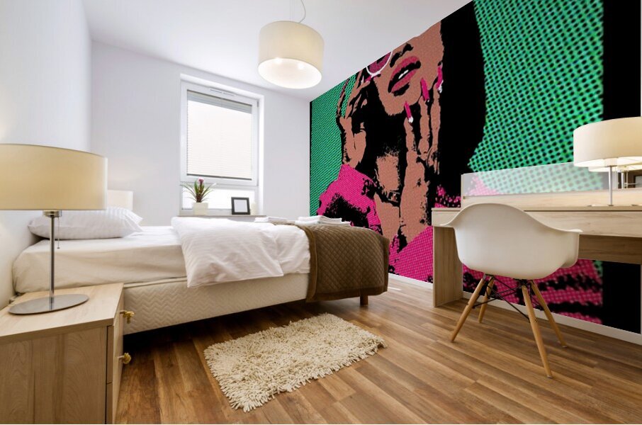 Cardi B 43 Mural print