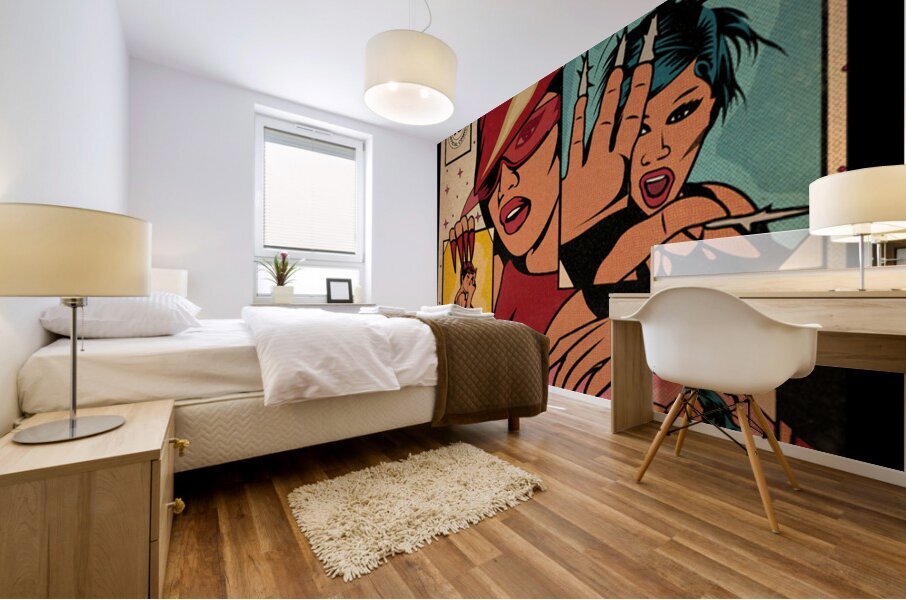 Cardi B 48 Mural print