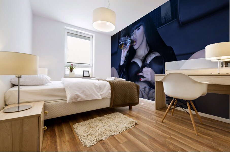 Cardi B 56 Mural print