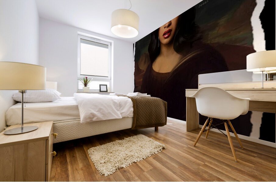 Cardi B 57 Mural print
