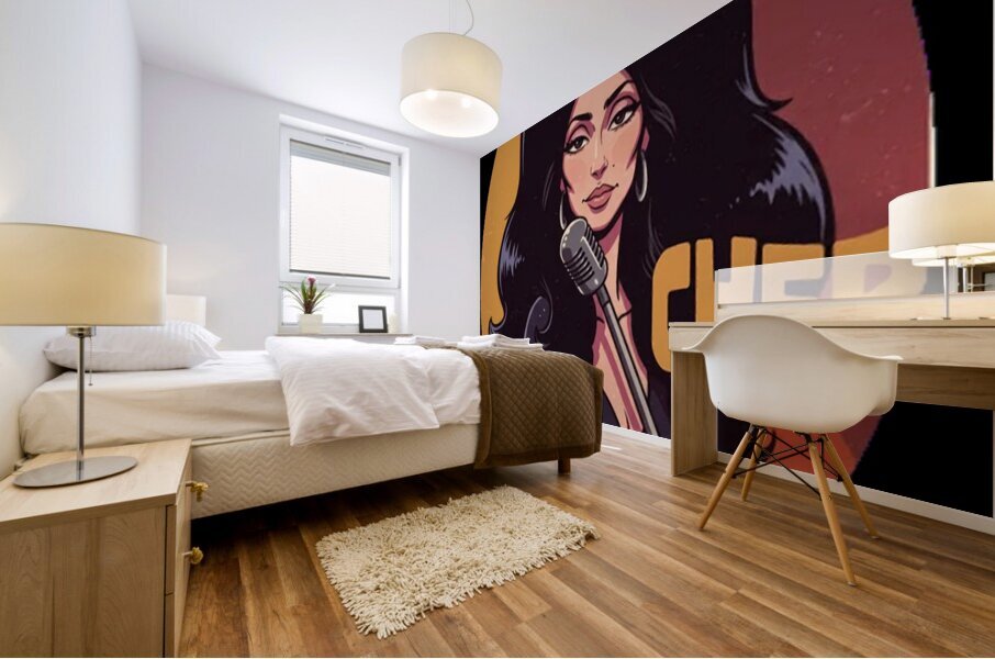 Cher 24 Mural print