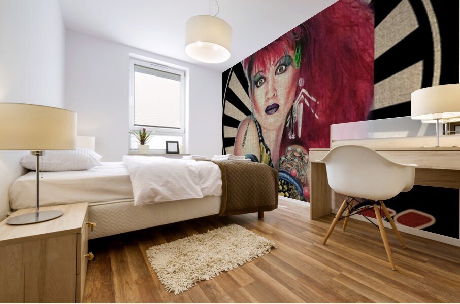 Cyndi Lauper 13 Mural print