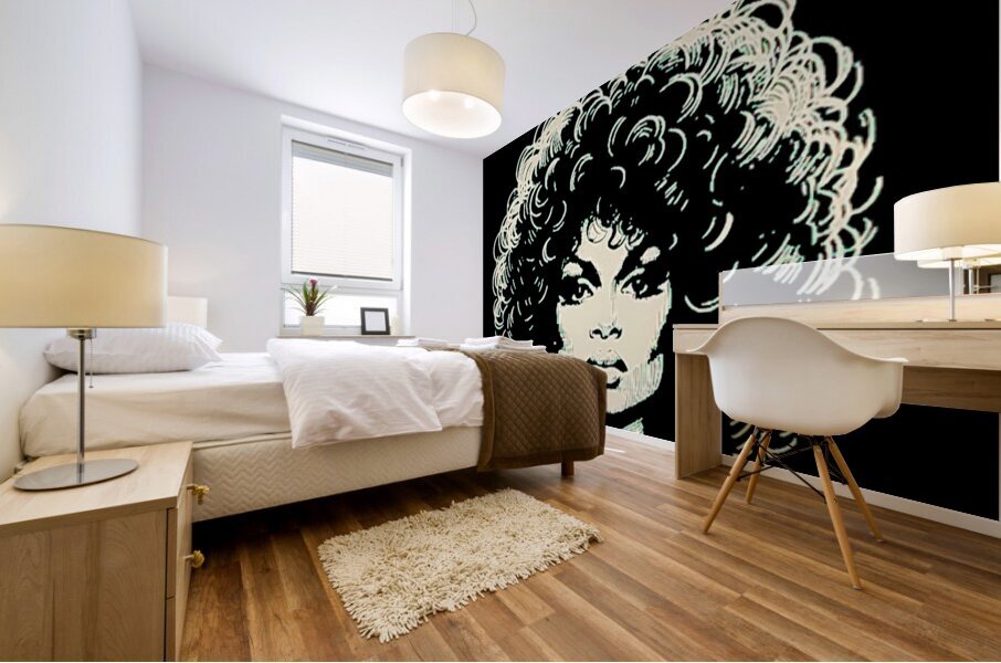 Diana Ross 22 Mural print