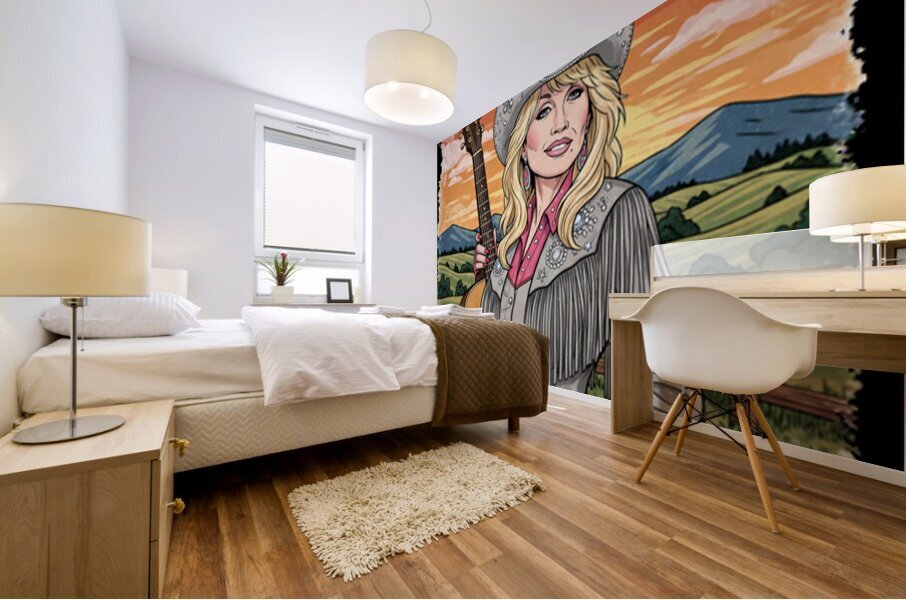 Dolly Parton 21 Mural print