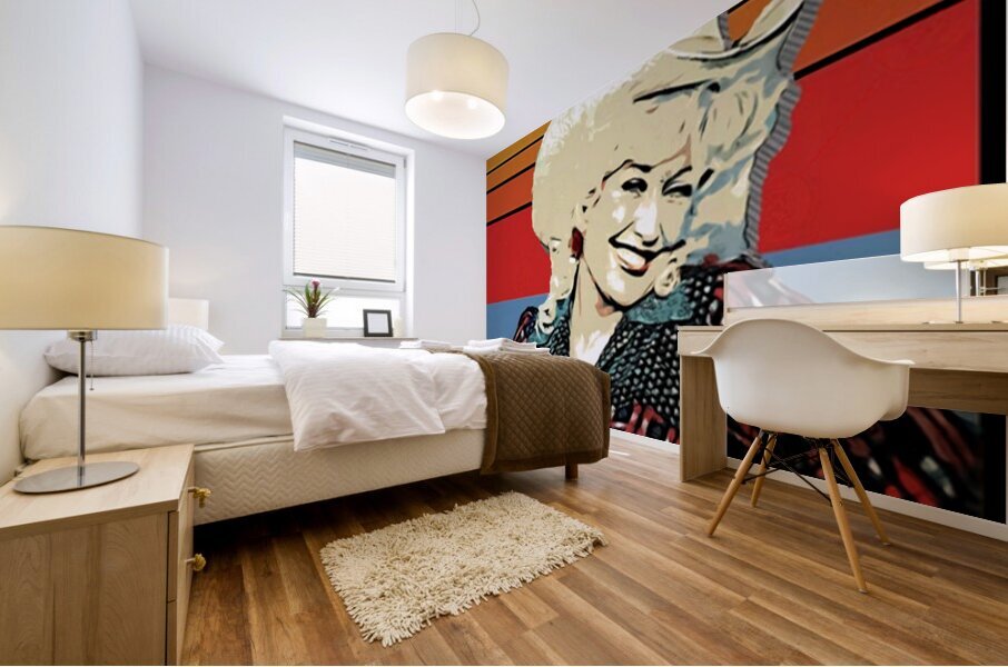 Dolly Parton 45 Mural print
