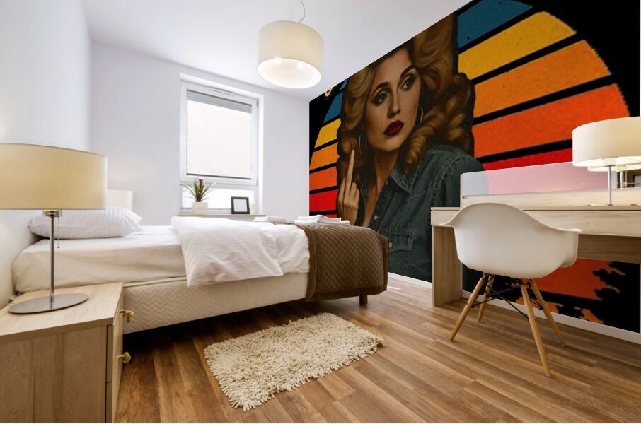 Dolly Parton 4 Mural print