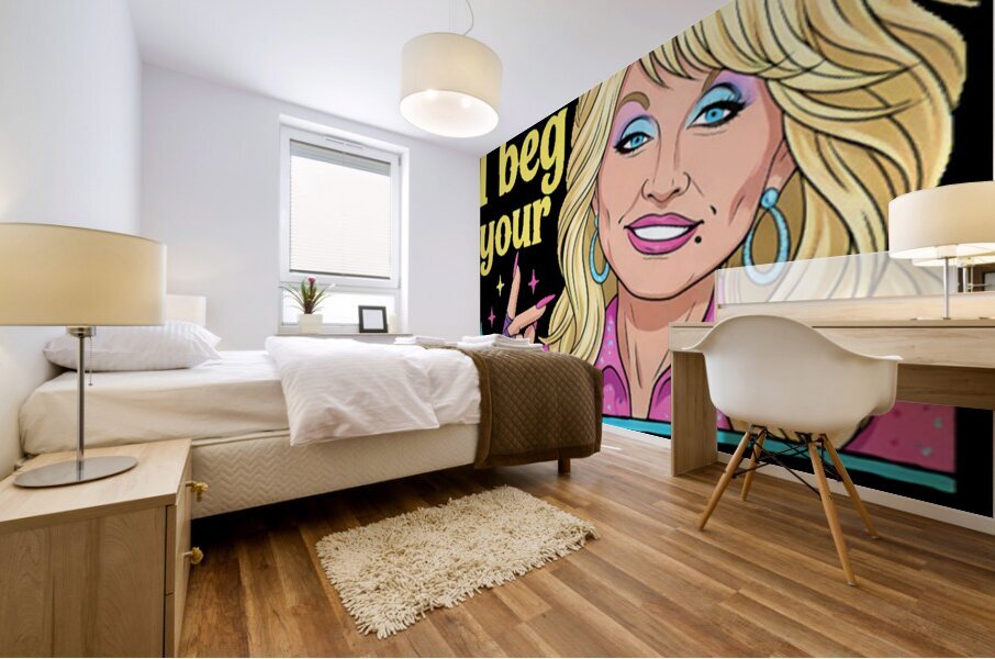 Dolly Parton 21 Mural print