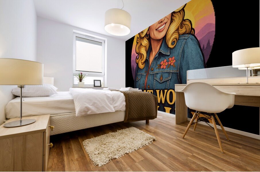 Dolly Parton 41 Mural print