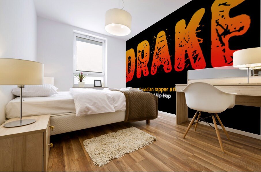 Drake 8 Mural print