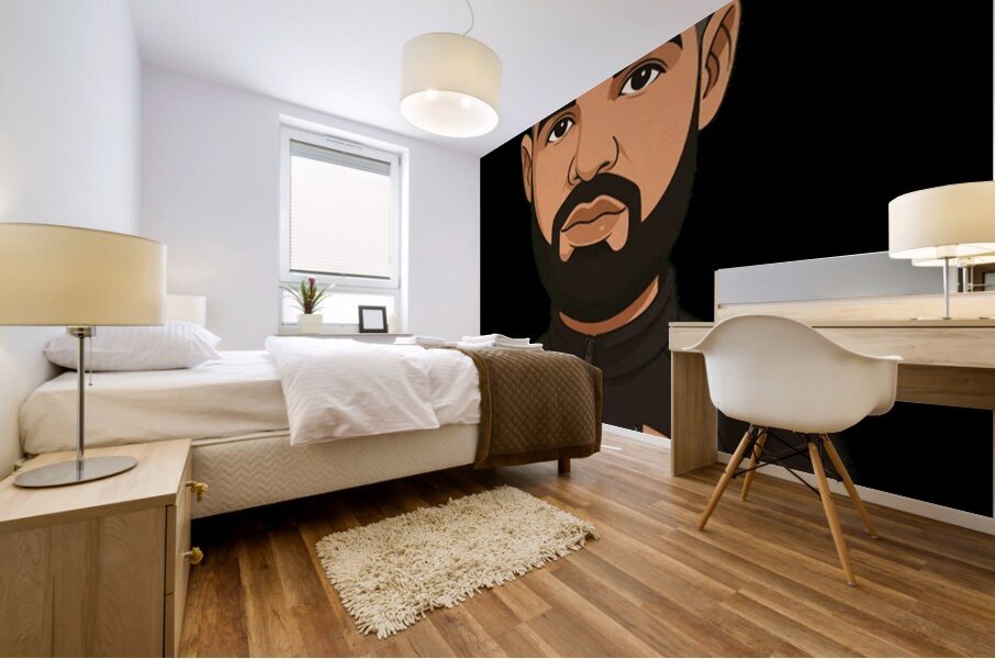 Drake 13 Mural print