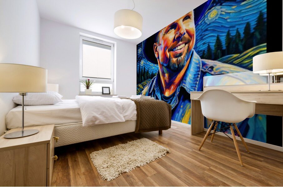Garth Brooks 21 Mural print
