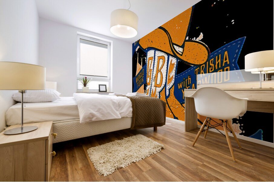 Garth Brooks 22 Mural print