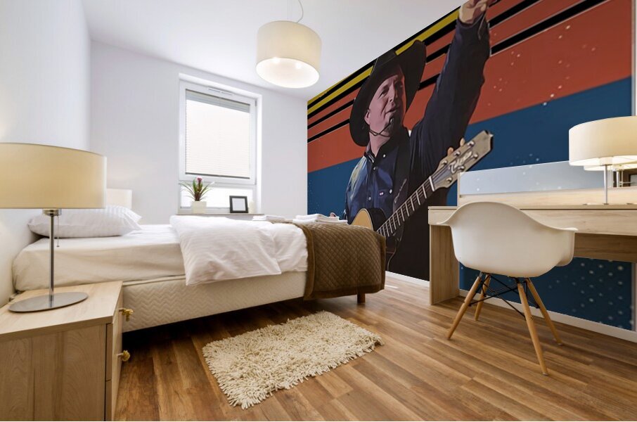 Garth Brooks 50 Mural print