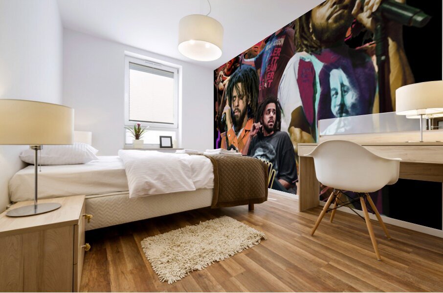 J. Cole 2 Mural print