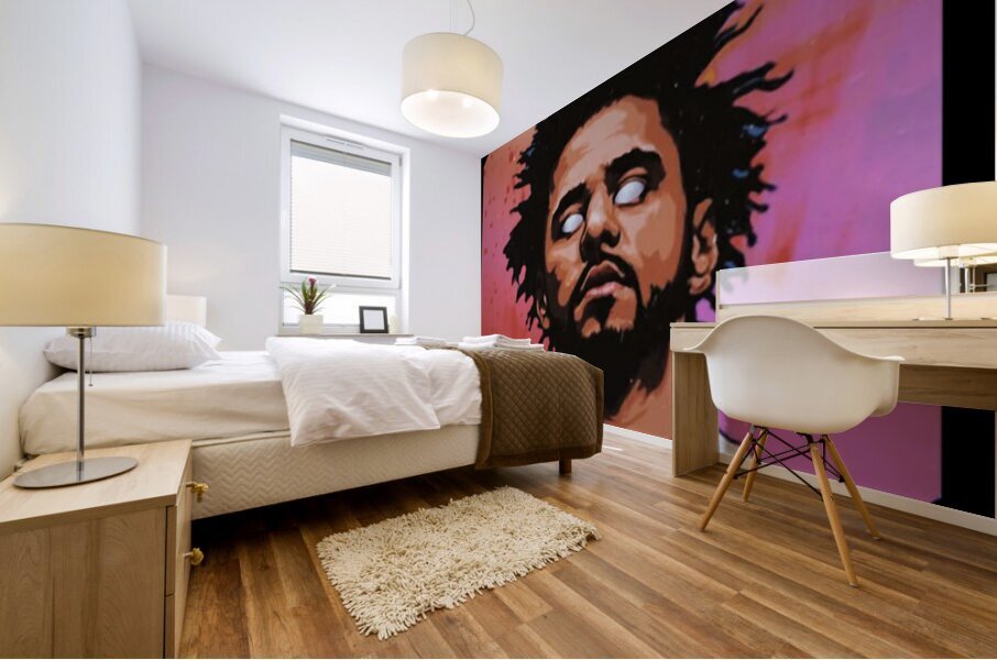 J. Cole 24 Mural print