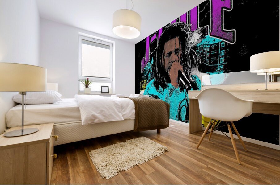 J. Cole 32 Mural print