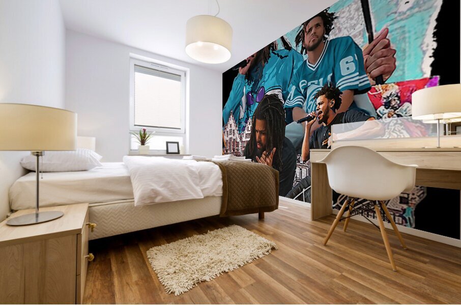 J. Cole 3 Mural print