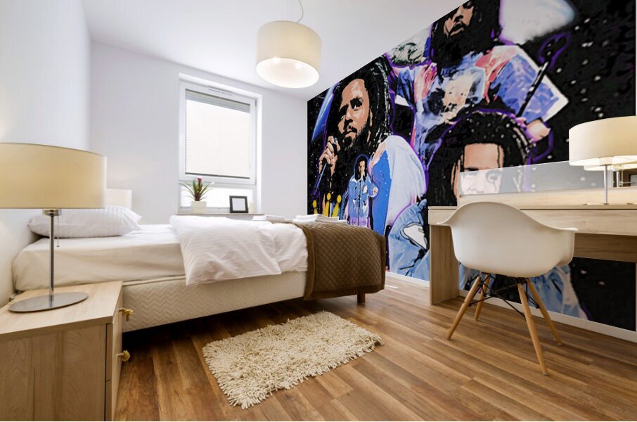 J. Cole 18 Mural print
