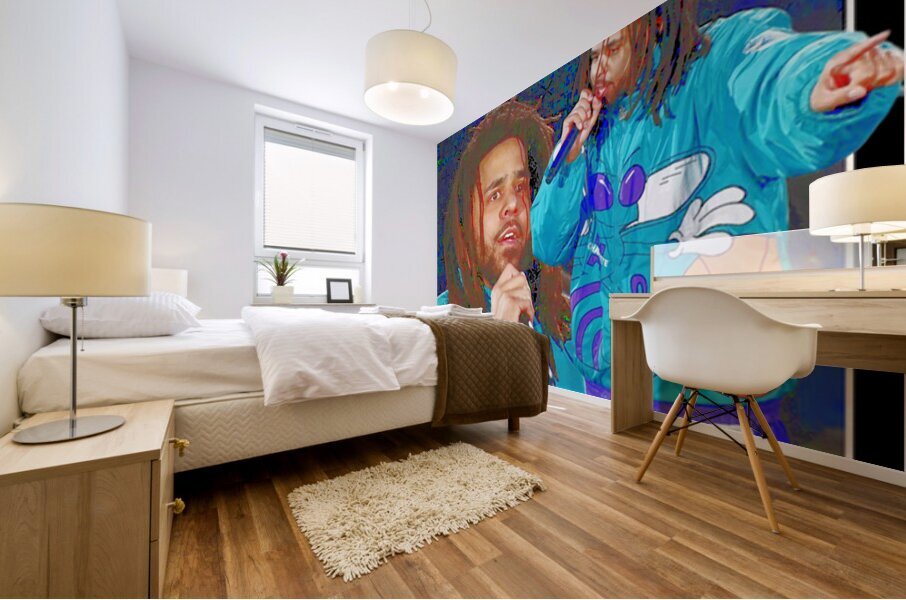 J. Cole 33 Mural print