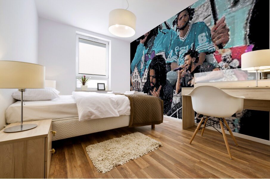 J. Cole 34 Mural print