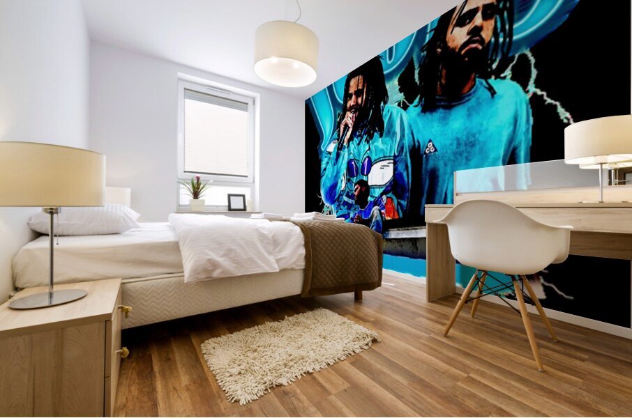 J. Cole 62 Mural print