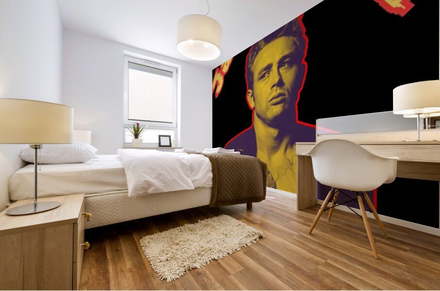 James Dean 12 Mural print