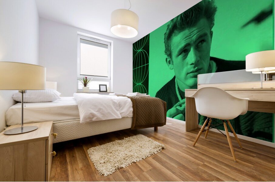 James Dean 25 Mural print