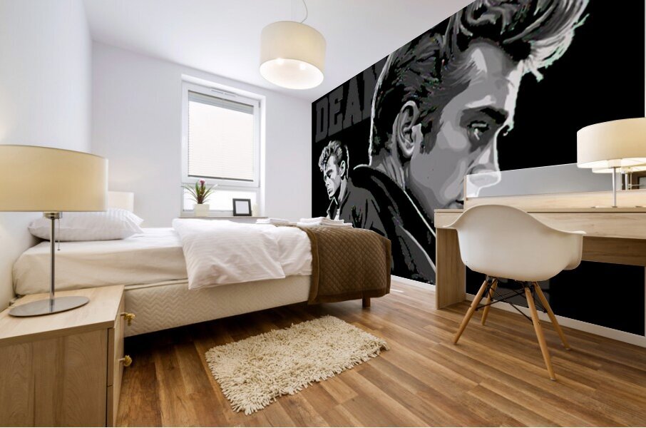 James Dean 40 Mural print