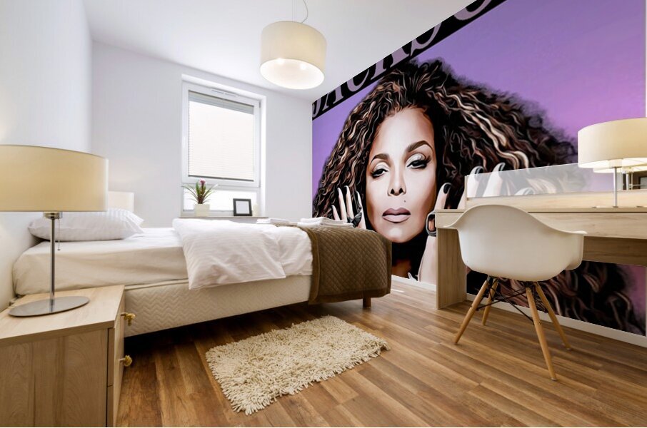 Janet Jackson 8 Mural print