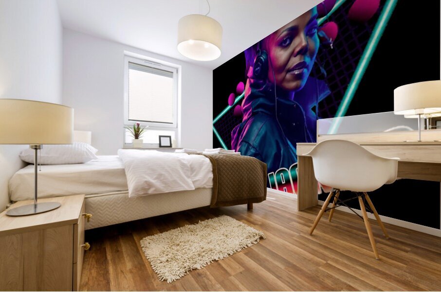 Janet Jackson 18 Mural print