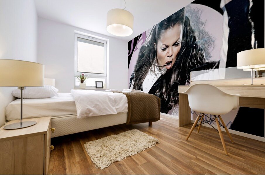 Janet Jackson 21 Mural print