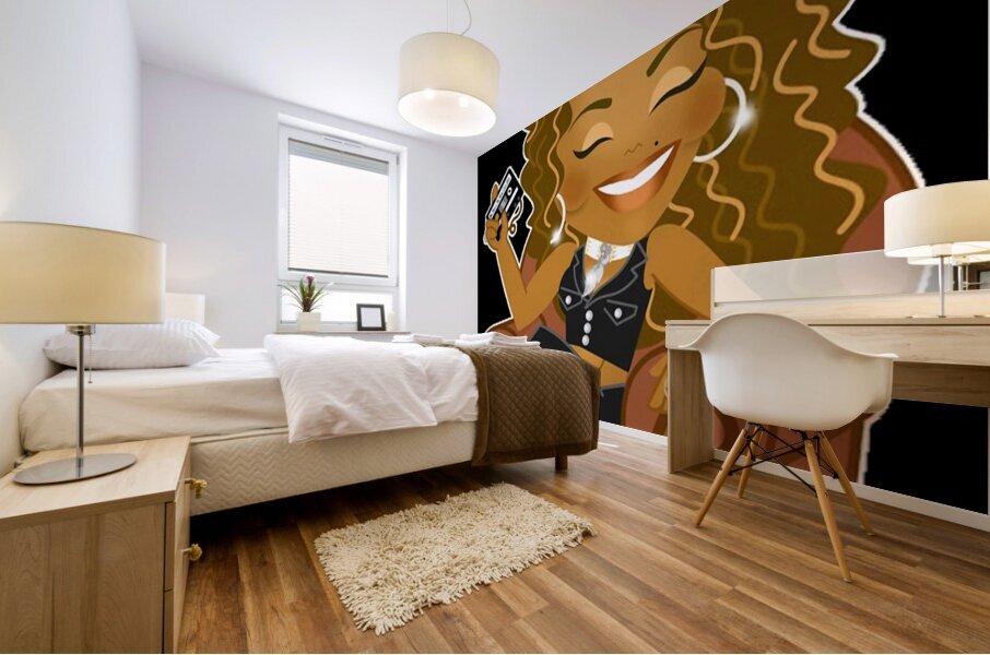 Janet Jackson 2 Mural print