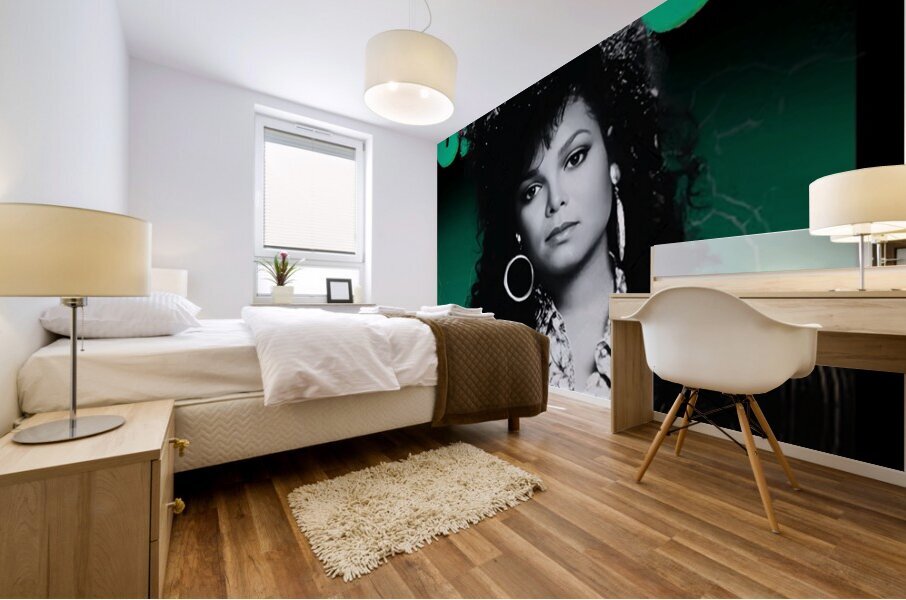 Janet Jackson 9 Mural print