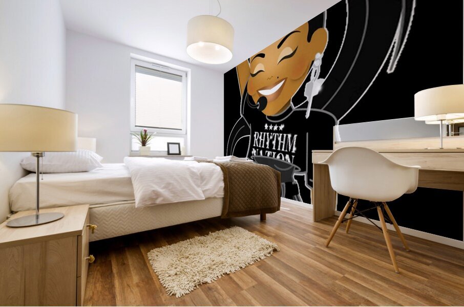 Janet Jackson 29 Mural print