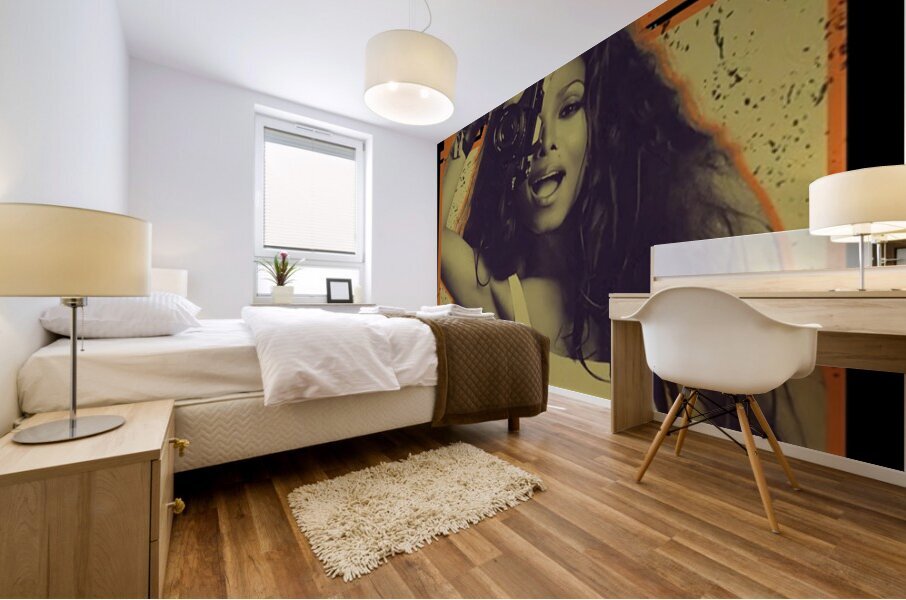 Janet Jackson 37 Mural print