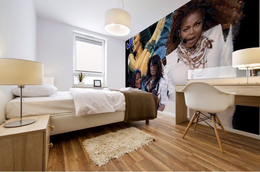 Janet Jackson 40 Mural print