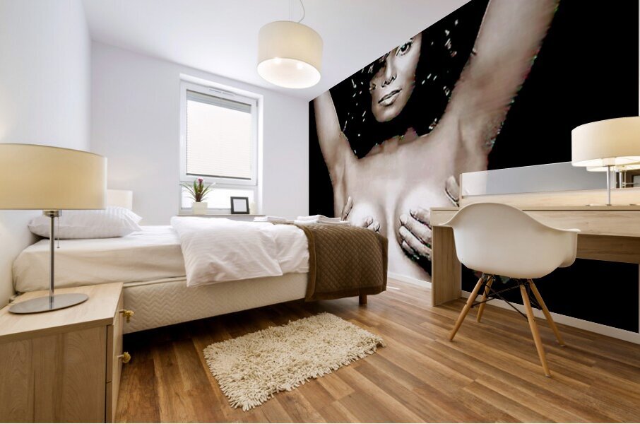 Janet Jackson 50 Mural print