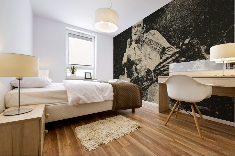 Johnny Cash 18 Mural print