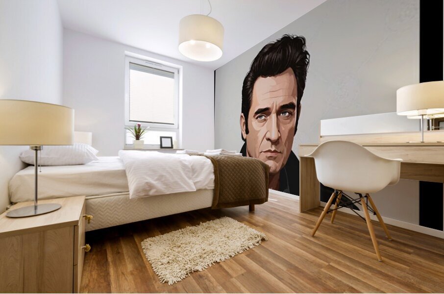 Johnny Cash 11 Mural print