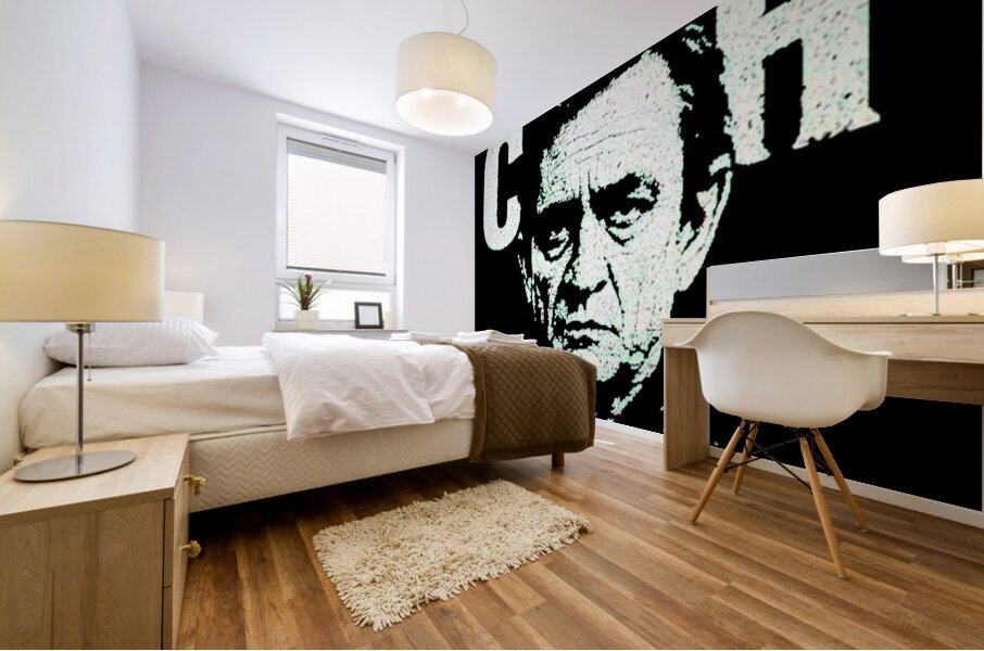 Johnny Cash 13 Mural print